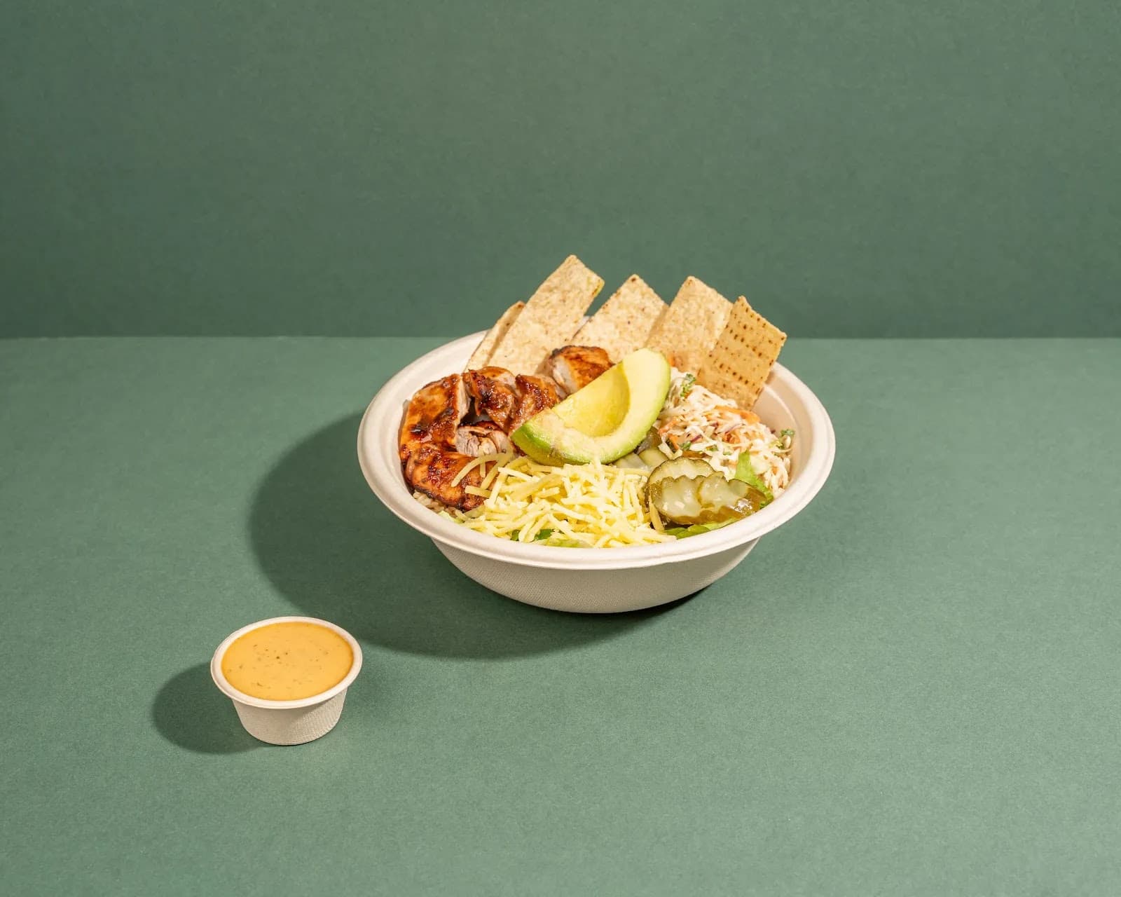 BLACKENED CHICKEN BURGER BOWL